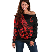 polynesia-off-shoulder-sweater-fish-hook-tattoo-go-fishing-polynesian-pattern-red