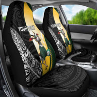 New Zealand and South Africa Rugby Custom Car Seat Cover Maori Silver Fern Springbok Together LT14 - Polynesian Pride