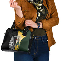 New Zealand and South Africa Rugby Custom Shoulder Handbag Maori Silver Fern Springbok Together LT14 - Polynesian Pride