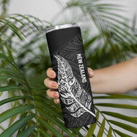 New Zealand and South Africa Rugby Skinny Tumbler Maori Silver Fern Springbok Together LT14 - Polynesian Pride