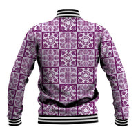 Poni Palaka Quilt Hawaii Baseball Jacket Hawaiian Tropical Monstera Sea Turtle LT14 - Polynesian Pride