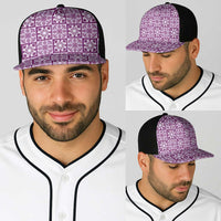 Poni Palaka Quilt Hawaii Baseball Net Cap Hawaiian Tropical Monstera Sea Turtle