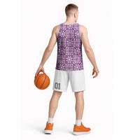 Poni Palaka Quilt Hawaii Basketball Jersey Hawaiian Tropical Monstera Sea Turtle