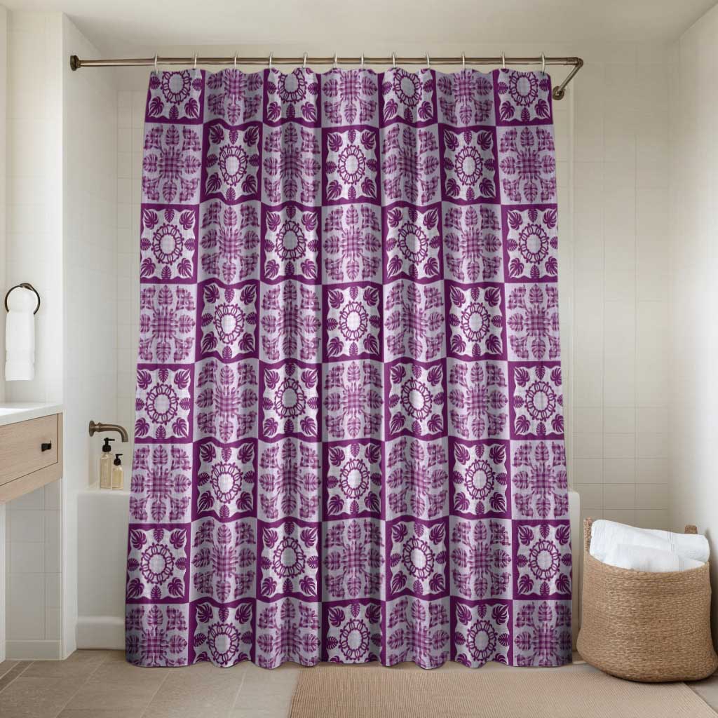 Poni Palaka Quilt Hawaii Bathroom Set Hawaiian Tropical Monstera Sea Turtle