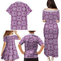 Poni Palaka Quilt Hawaii Family Matching Puletasi and Hawaiian Shirt Hawaiian Tropical Monstera Sea Turtle LT14 - Polynesian Pride