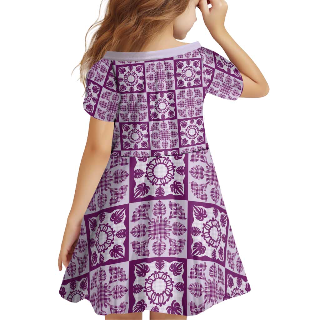 Poni Palaka Quilt Hawaii Family Matching Short Sleeve Bodycon Dress and Hawaiian Shirt Hawaiian Tropical Monstera Sea Turtle LT14 - Polynesian Pride