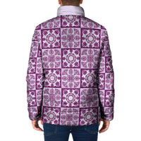 Poni Palaka Quilt Hawaii Padded Jacket Hawaiian Tropical Monstera Sea Turtle LT14 - Polynesian Pride