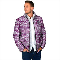 Poni Palaka Quilt Hawaii Padded Jacket Hawaiian Tropical Monstera Sea Turtle LT14 - Polynesian Pride