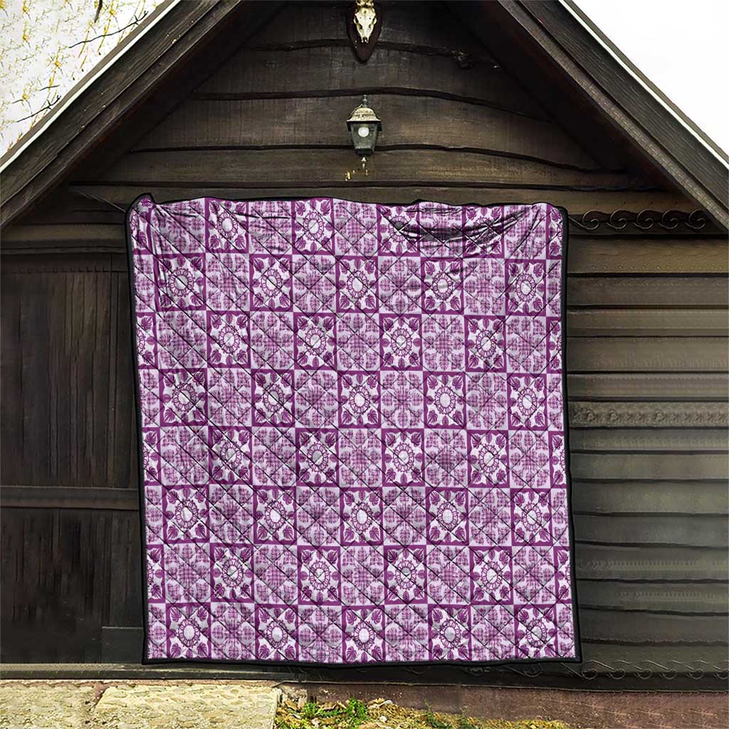Poni Palaka Quilt Hawaii Quilt Hawaiian Tropical Monstera Sea Turtle