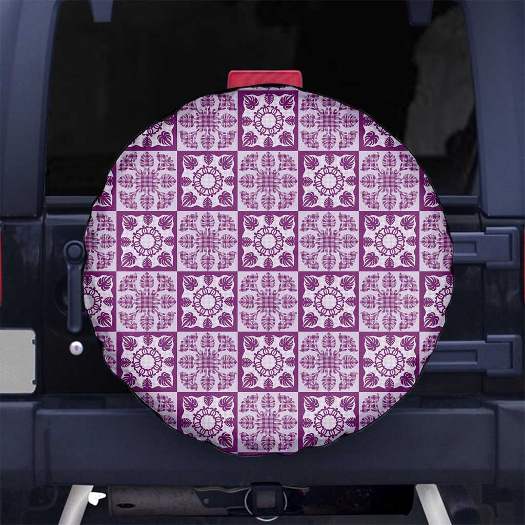 Poni Palaka Quilt Hawaii Spare Tire Cover Hawaiian Tropical Monstera Sea Turtle
