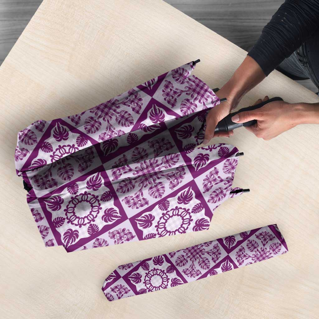 Poni Palaka Quilt Hawaii Umbrella Hawaiian Tropical Monstera Sea Turtle