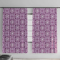 Poni Palaka Quilt Hawaii Window Curtain Hawaiian Tropical Monstera Sea Turtle