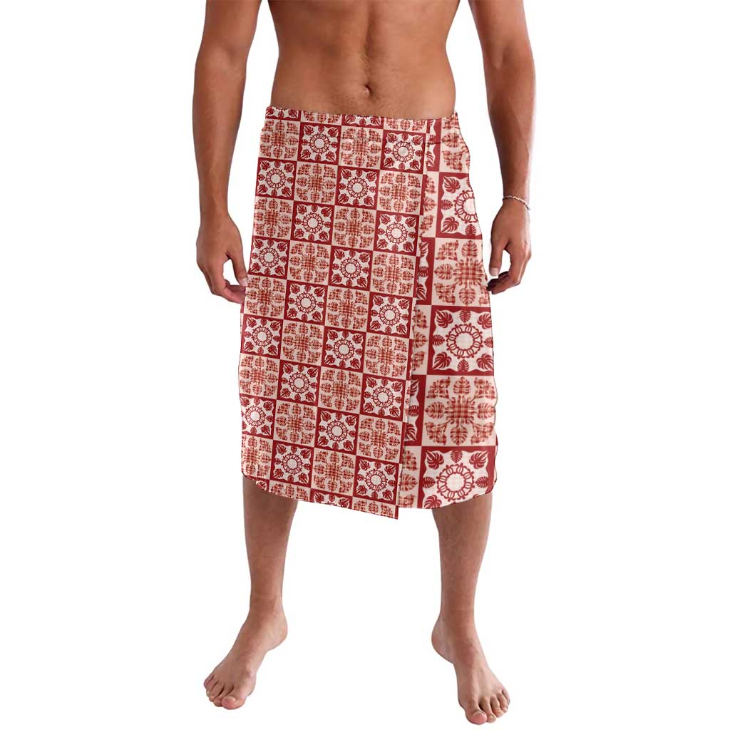 Ulaula Palaka Quilt Hawaii Lavalava Hawaiian Tropical Monstera Sea Turtle