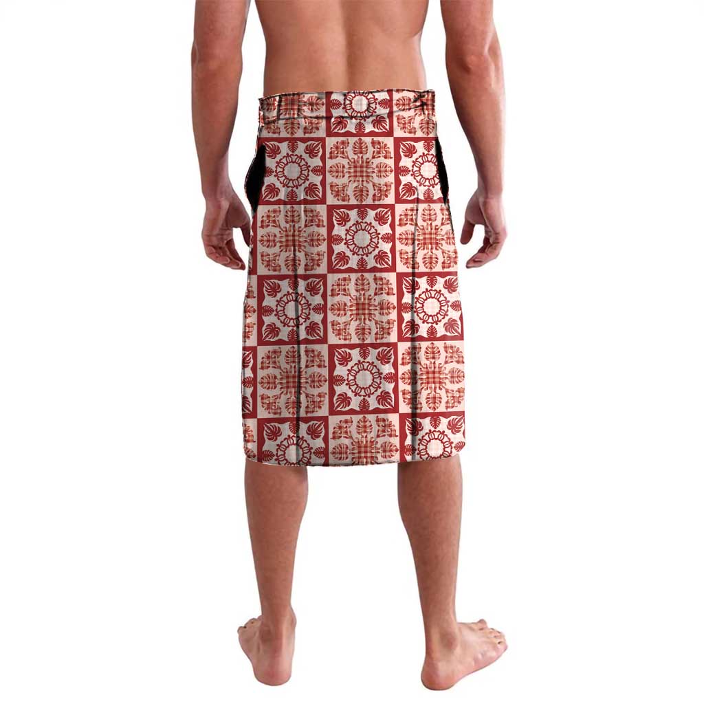 Ulaula Palaka Quilt Hawaii Lavalava Hawaiian Tropical Monstera Sea Turtle