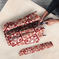 Ulaula Palaka Quilt Hawaii Umbrella Hawaiian Tropical Monstera Sea Turtle