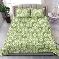 Omaomao Palaka Quilt Hawaii Bedding Set Hawaiian Tropical Monstera Sea Turtle LT14 - Polynesian Pride