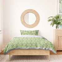 Omaomao Palaka Quilt Hawaii Bedding Set Hawaiian Tropical Monstera Sea Turtle LT14 - Polynesian Pride