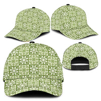 Omaomao Palaka Quilt Hawaii Classic Cap Hawaiian Tropical Monstera Sea Turtle