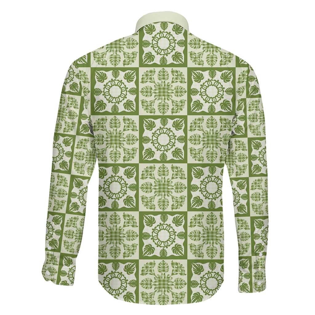 Omaomao Palaka Quilt Hawaii Family Matching Off Shoulder Short Dress and Hawaiian Shirt Hawaiian Tropical Monstera Sea Turtle LT14 - Polynesian Pride