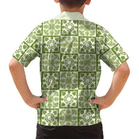 Omaomao Palaka Quilt Hawaii Family Matching Puletasi and Hawaiian Shirt Hawaiian Tropical Monstera Sea Turtle LT14 - Polynesian Pride