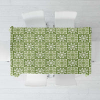 Omaomao Palaka Quilt Hawaii Tablecloth Hawaiian Tropical Monstera Sea Turtle
