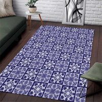 Polu Palaka Quilt Hawaii Area Rug Hawaiian Tropical Monstera Sea Turtle