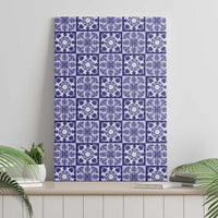 Polu Palaka Quilt Hawaii Canvas Wall Art Hawaiian Tropical Monstera Sea Turtle