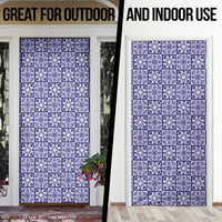 Polu Palaka Quilt Hawaii Door Cover Hawaiian Tropical Monstera Sea Turtle