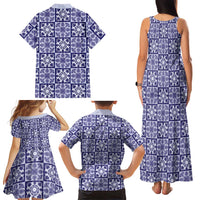 Polu Palaka Quilt Hawaii Family Matching Tank Maxi Dress and Hawaiian Shirt Hawaiian Tropical Monstera Sea Turtle LT14 - Polynesian Pride
