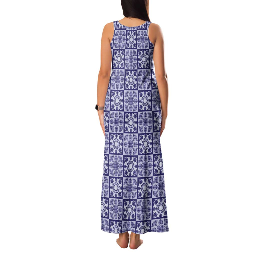 Polu Palaka Quilt Hawaii Family Matching Tank Maxi Dress and Hawaiian Shirt Hawaiian Tropical Monstera Sea Turtle LT14 - Polynesian Pride