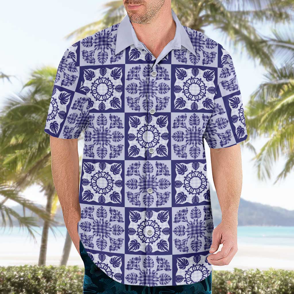 Polu Palaka Quilt Hawaii Hawaiian Shirt Hawaiian Tropical Monstera Sea Turtle