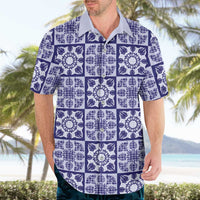 Polu Palaka Quilt Hawaii Hawaiian Shirt Hawaiian Tropical Monstera Sea Turtle
