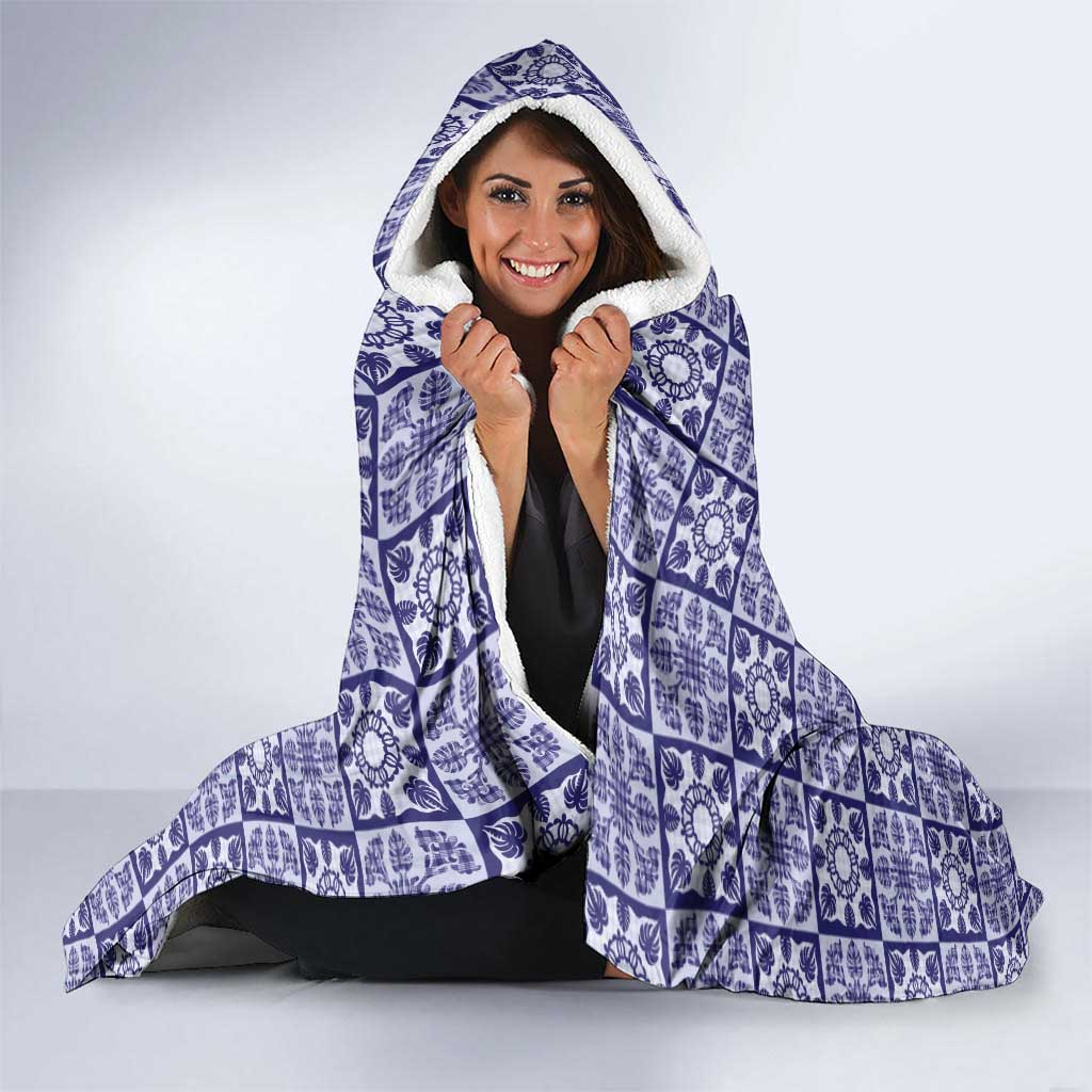 Polu Palaka Quilt Hawaii Hooded Blanket Hawaiian Tropical Monstera Sea Turtle
