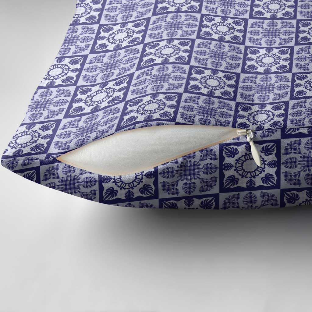 Polu Palaka Quilt Hawaii Pillow Cover Hawaiian Tropical Monstera Sea Turtle