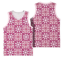 Akala Palaka Quilt Hawaii Basketball Jersey Hawaiian Tropical Monstera Sea Turtle