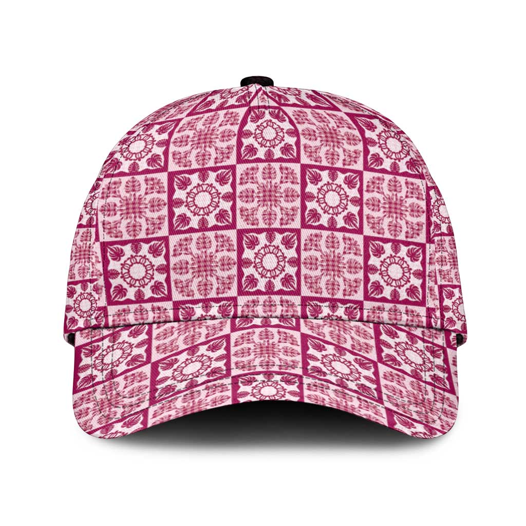 Akala Palaka Quilt Hawaii Classic Cap Hawaiian Tropical Monstera Sea Turtle