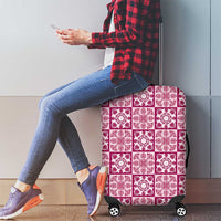 Akala Palaka Quilt Hawaii Luggage Cover Hawaiian Tropical Monstera Sea Turtle
