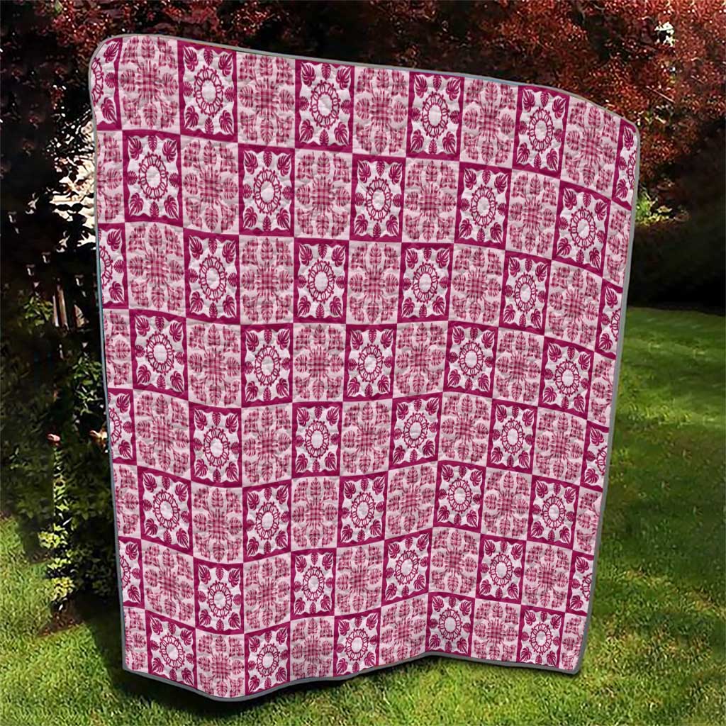 Akala Palaka Quilt Hawaii Quilt Hawaiian Tropical Monstera Sea Turtle