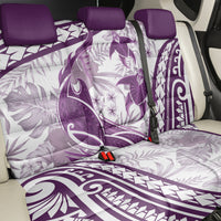Purple Polynesia Back Car Seat Cover Polynesian Turtle Shark Tattoo Tropical Vintage LT14