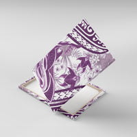 Purple Polynesia Canvas Wall Art Polynesian Turtle Shark Tattoo Tropical Vintage