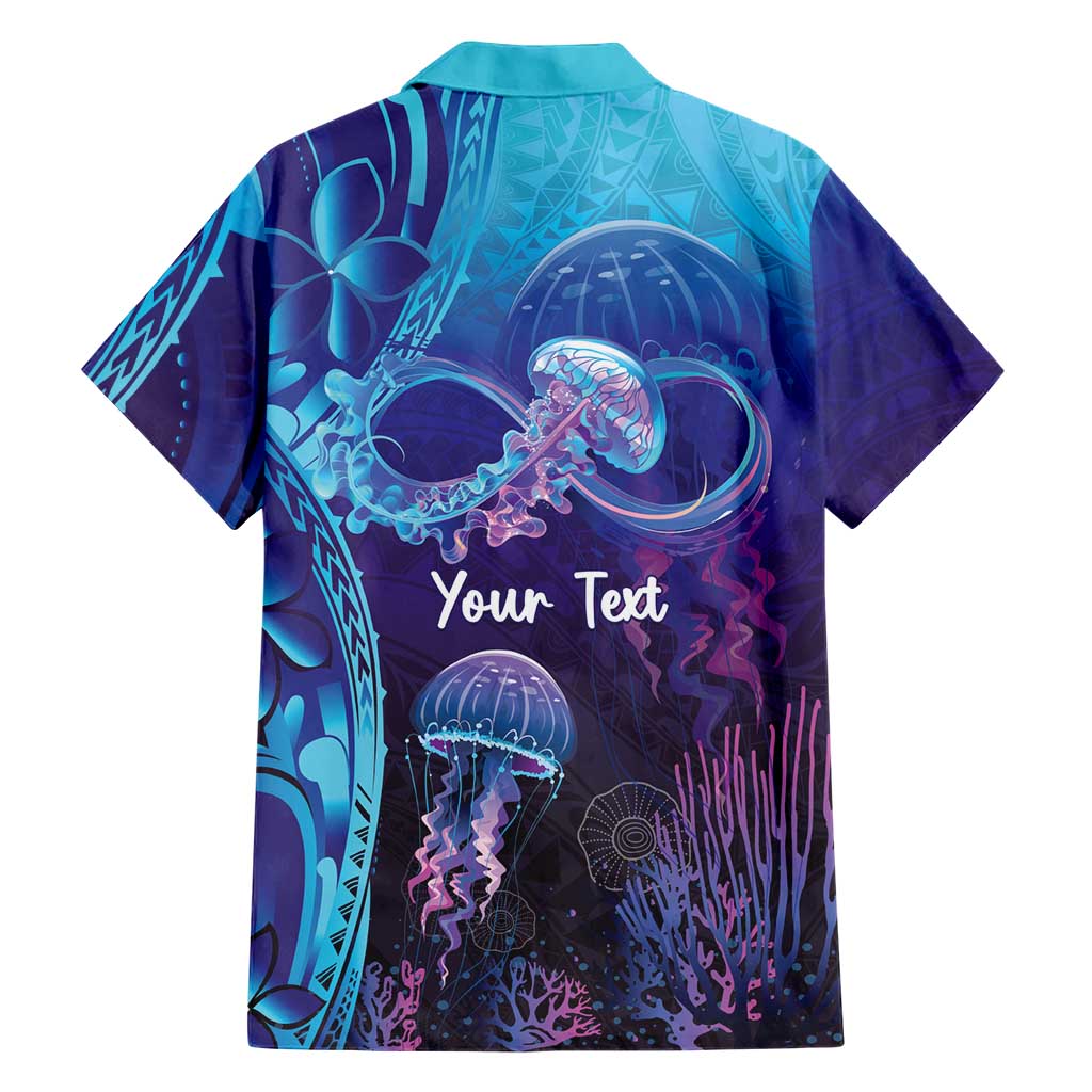 Polynesia Jellyfish Memorial Personalised Family Matching Summer Maxi Dress and Hawaiian Shirt Infinity Jellies Polynesian Pattern LT14 - Polynesian Pride