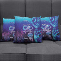 Polynesia Jellyfish Memorial Personalised Pillow Cover Infinity Jellies Polynesian Pattern