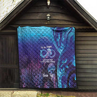 Polynesia Jellyfish Memorial Personalised Quilt Infinity Jellies Polynesian Pattern