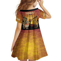Australia And New Zealand ANZAC Family Matching Off Shoulder Maxi Dress and Hawaiian Shirt Aussie Kangaroo With Aotearoa Kiwi Lest We Forget LT14 - Polynesian Pride