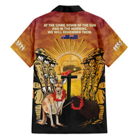 Australia And New Zealand ANZAC Family Matching Puletasi and Hawaiian Shirt Aussie Kangaroo With Aotearoa Kiwi Lest We Forget LT14 - Polynesian Pride
