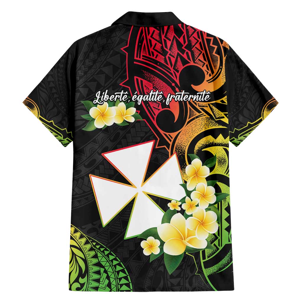 Wallis and Futuna Victory Day Family Matching Long Sleeve Bodycon Dress and Hawaiian Shirt Liberty Equality Fraternity Polynesian Plumeria LT14 - Polynesian Pride