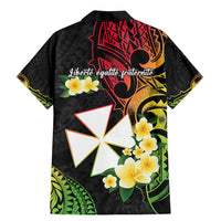 Wallis and Futuna Victory Day Family Matching Mermaid Dress and Hawaiian Shirt Liberty Equality Fraternity Polynesian Plumeria LT14 - Polynesian Pride