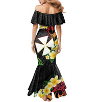 Wallis and Futuna Victory Day Family Matching Mermaid Dress and Hawaiian Shirt Liberty Equality Fraternity Polynesian Plumeria LT14 - Polynesian Pride