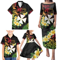 Wallis and Futuna Victory Day Family Matching Puletasi and Hawaiian Shirt Liberty Equality Fraternity Polynesian Plumeria LT14 - Polynesian Pride