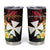 Wallis and Futuna Victory Day Tumbler Cup Liberty Equality Fraternity Polynesian Plumeria